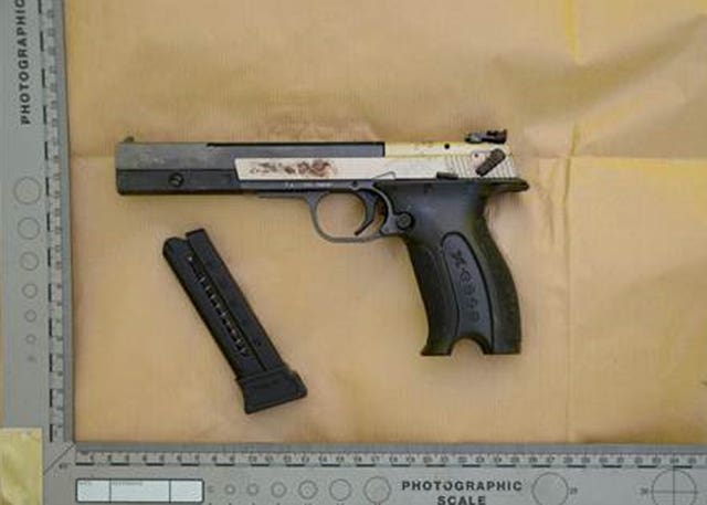 Gun recovered by the PSNI 