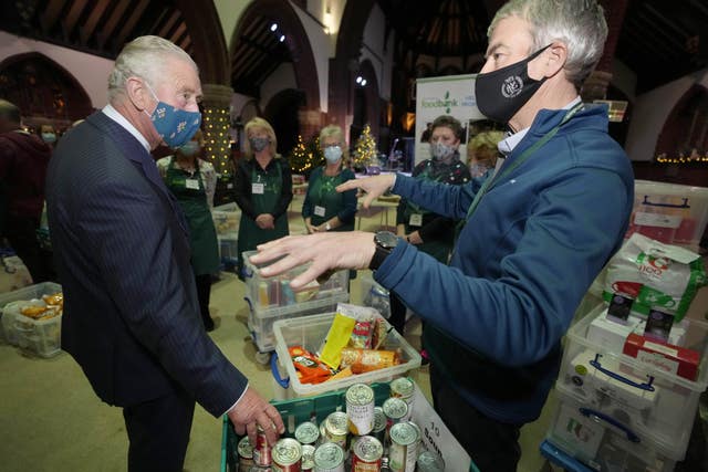 Royal visit to Wandsworth Foodbank