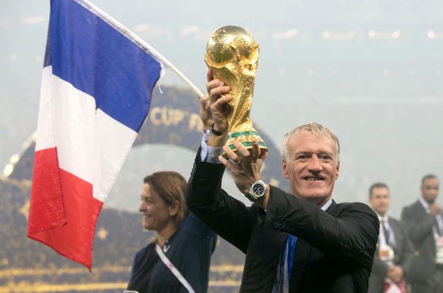 Didier Deschamps became just the third man to win the World Cup as a player and coach