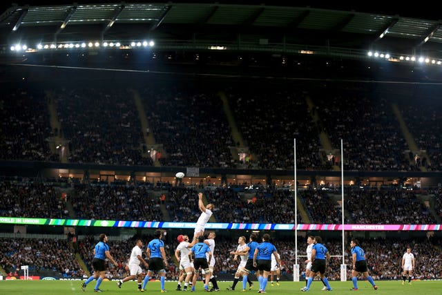 England last played a home Test away from Twickenham against Uruguay at the 2015 Rugby World Cup in Manchester