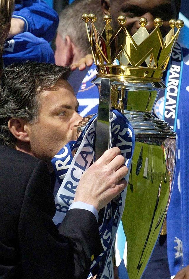 Jose Mourinho won the Premier League three times during two spells at Chelsea