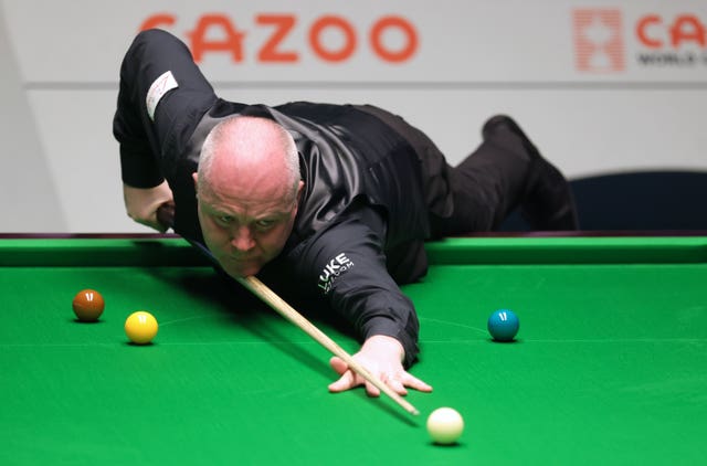 John Higgins was in spectacular form early on Sunday (Nigel French/PA)