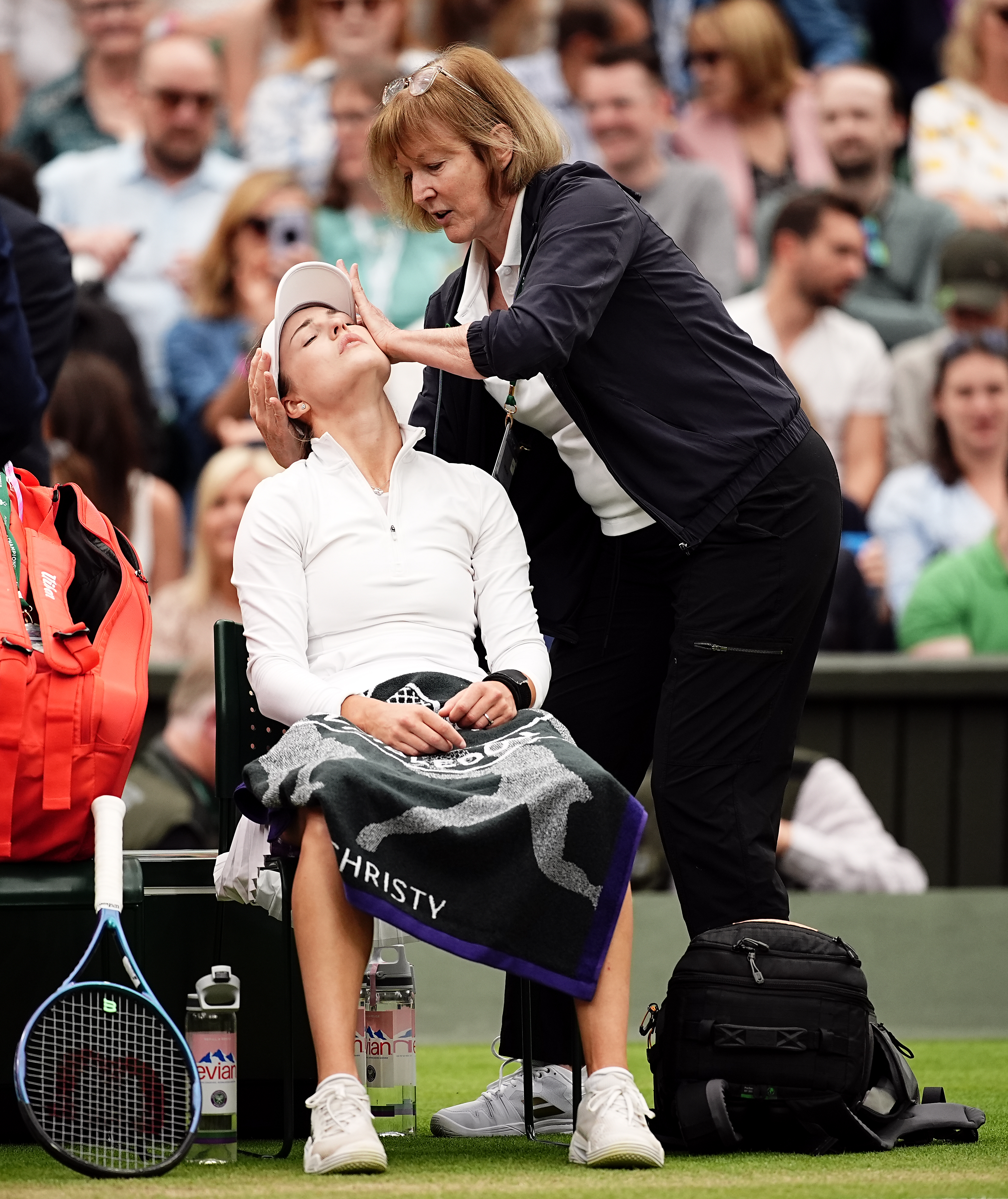 Elena Rybakina Back In Wimbledon Quarter-finals After Anna Kalinskaya ...