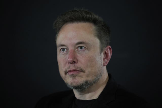 Elon Musk at an AI safety event in London