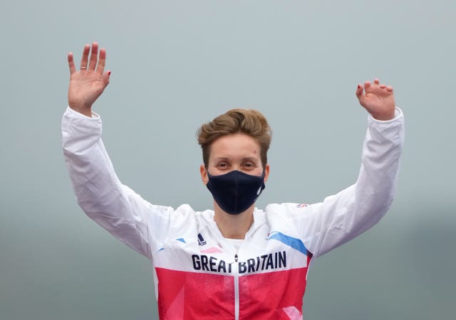 Great Britain's Crystal Lane-Wright claimed a third silver medal of the Tokyo Games