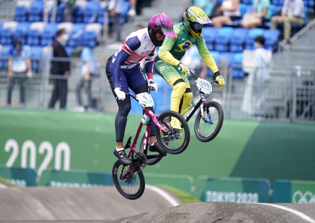 Kye Whyte won silver on his BMX 