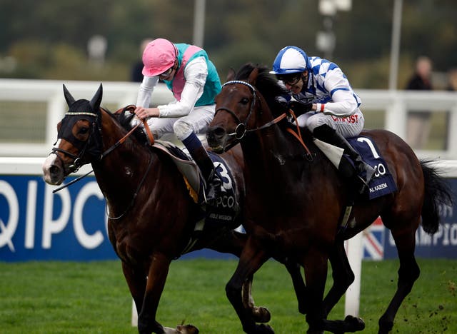 Noble Mission (left) outbattled Al Kazeem (right) at Ascot 