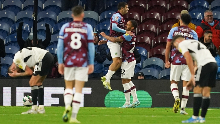 Anass Zaroury, centre, broke Crawley’s hearts (Martin Rickett/PA)