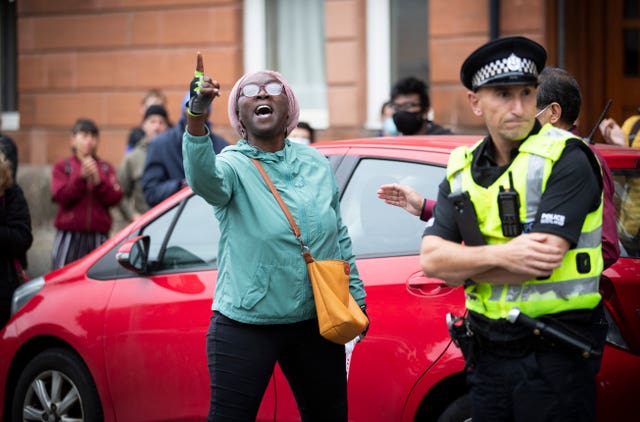 Stand Up to Racism – Glasgow demonstration