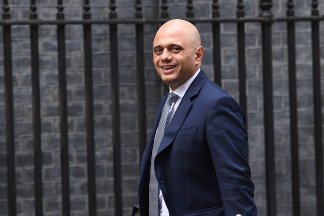 The odds on Javid taking the top job are currently 6-1, according to Ladbrokes, or 11-2 with William Hill (Stefan Rousseau/PA)