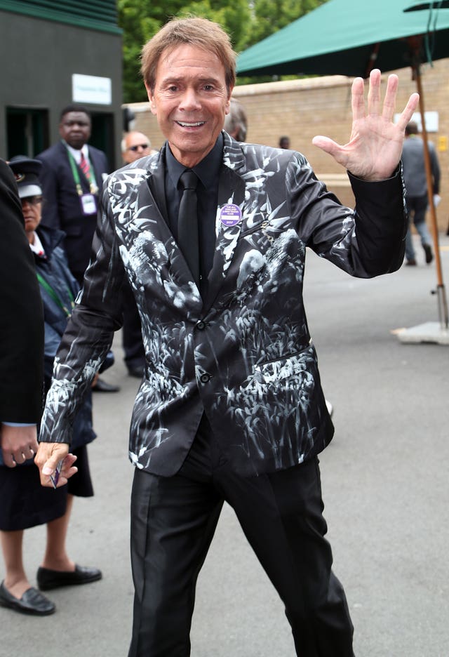 Sir Cliff Richard at Wimbledon