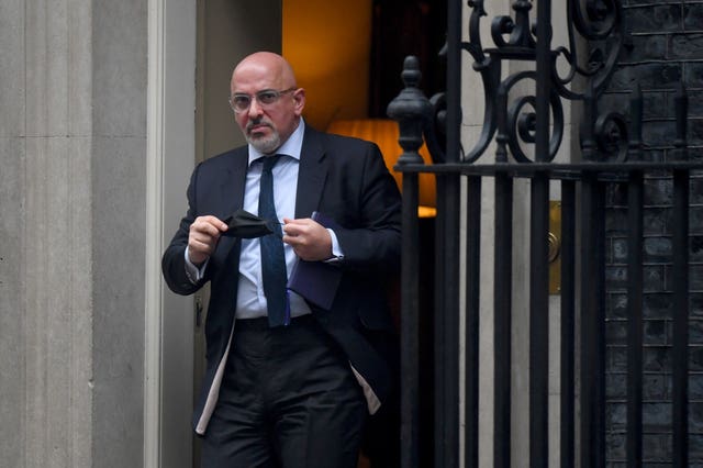 Nadhim Zahawi, vaccine development minister, leaves 10 Downing Street