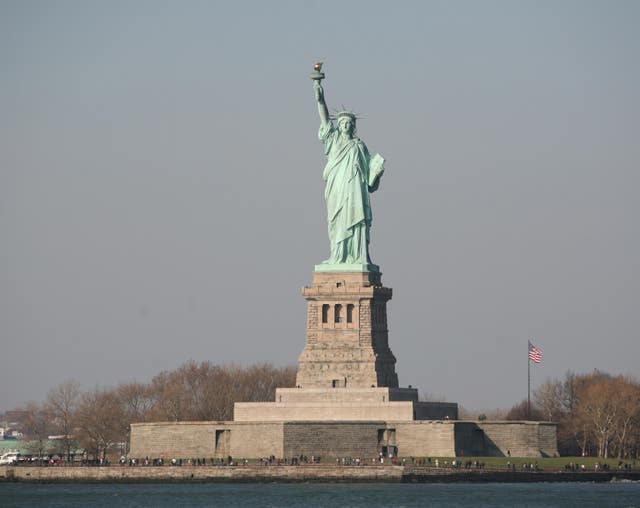 The Statue of Liberty seen from the Staten Island ferry (Martin Keene/PA)