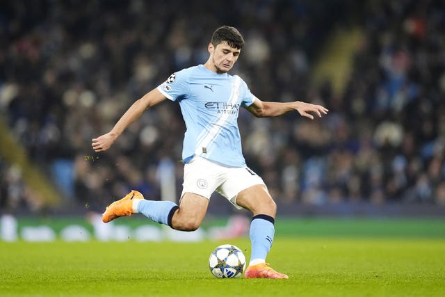 Manchester City’s Abdukodir Khusanov in action