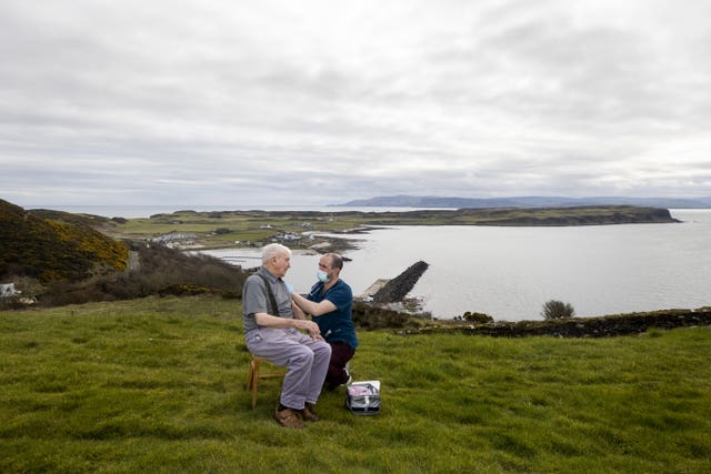 National vaccination collective effort photographs