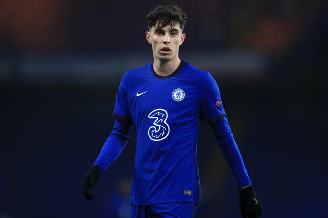 Chelsea will make late checks on Kai Havertz, pictured, and Kurt Zouma (Adam Davy/PA)