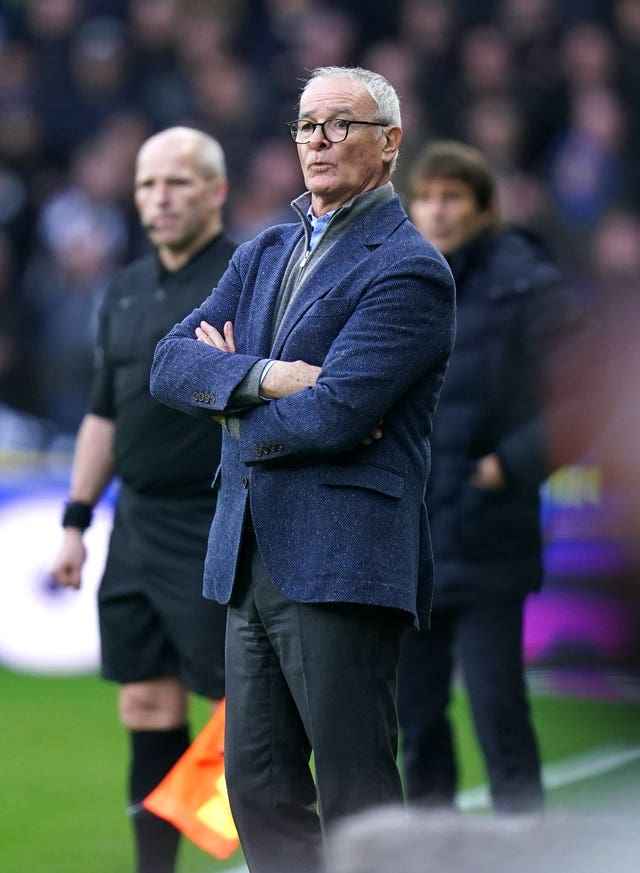 Watford manager Claudio Ranieri