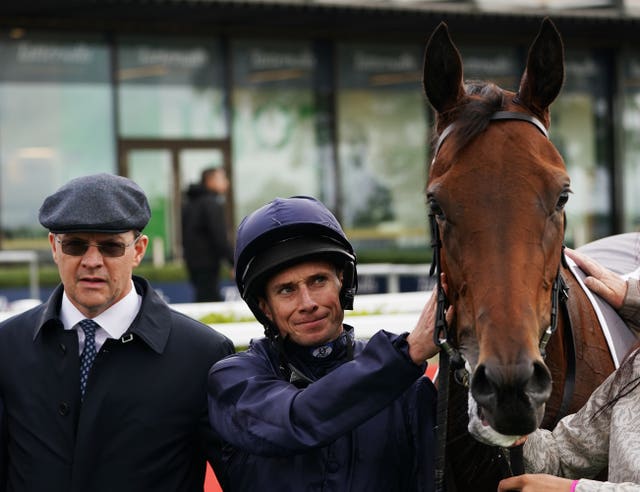 Aidan O'Brien and Ryan Moore with Never Ending Story