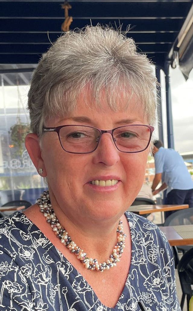 Andrea Bradbury, 58, from Ribble Valley, Lancashire, who survived the 2017 Manchester Arena attack