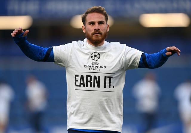 Brighton's players wore t-shirts ahead of their clash with Chelsea, just as Leeds did against Liverpool