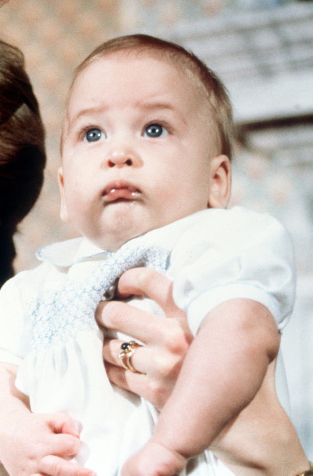 Six-month-old Prince William