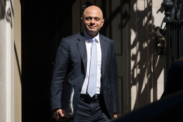 Home Secretary Sajid Javid ordered every record to be checked (Stefan Rousseau/PA)