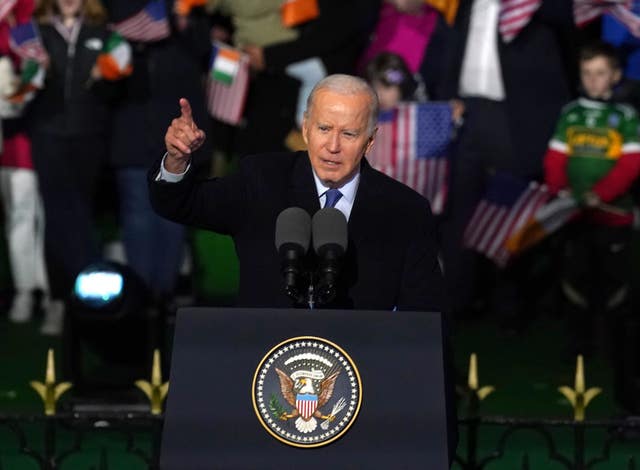 President Biden visit to the island of Ireland