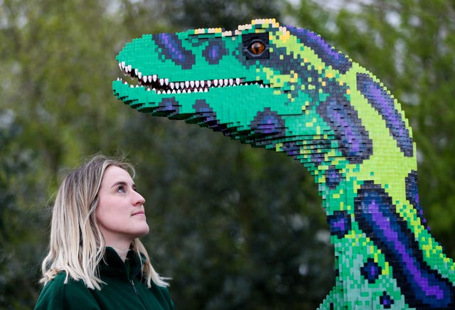 largest lego dinosaur