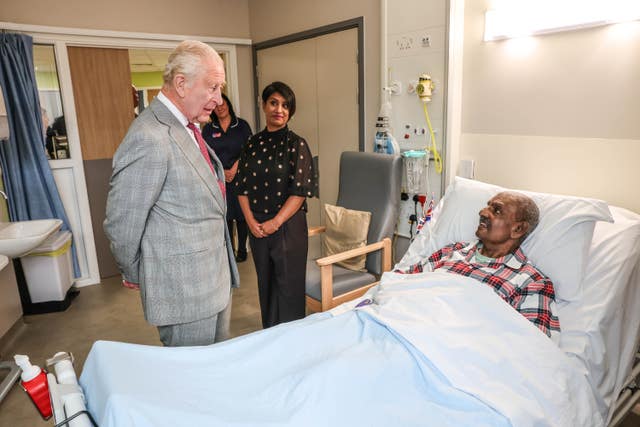 King visits Birmingham