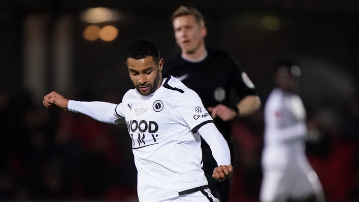 Boreham Wood substitute Dennon Lewis added a second in the last minute (Tim Goode/PA)