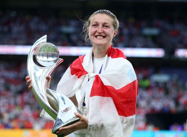 Euro 2022 winner Ellen White took part in the RECONNECT session