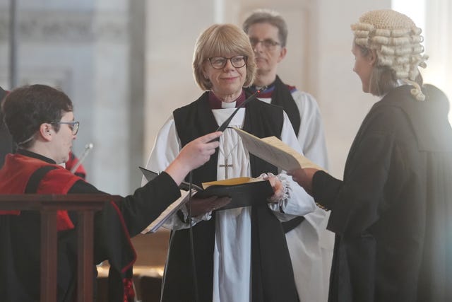 Dame Sarah Mullally during her Confirmation of Election ceremony