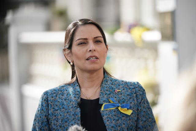 Home Secretary Priti Patel (PA/Yui Mok)