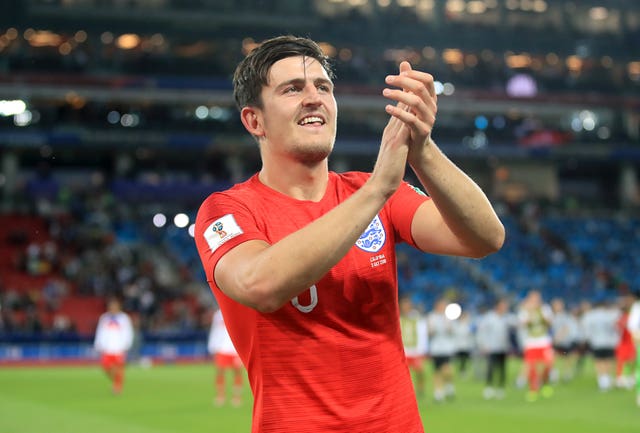 Maguire helped England reach the World Cup semi-finals over the summer (Adam Davy/PA).