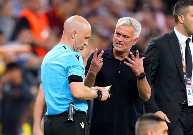 Jose Mourinho was scathing in his comments towards Anthony Taylor 