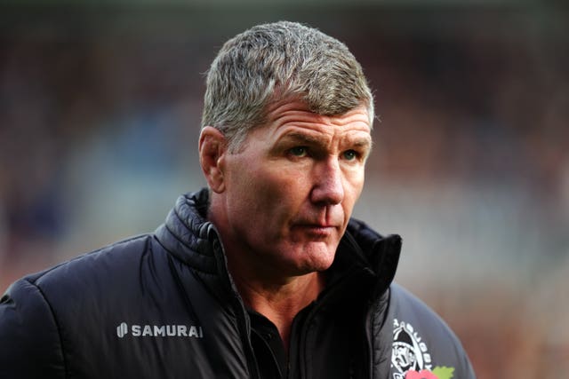 Exeter boss Rob Baxter is frustrated at the time it took for Immanuel Feyi-Waboso to have shoulder surgery