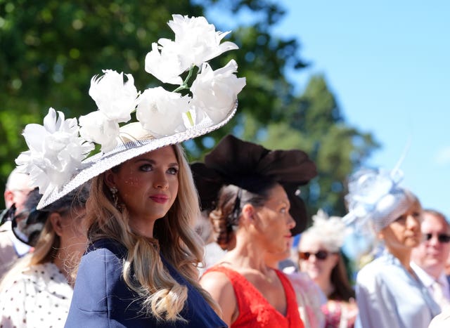 Women in hats at Ascot Racecourse