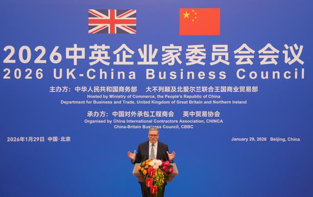Sir Keir Starmer visit to China