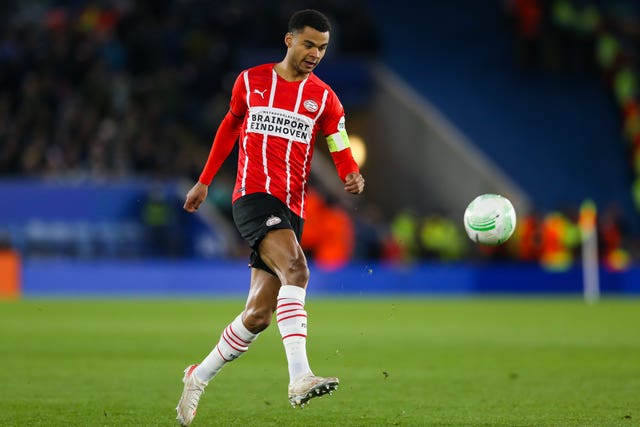 Cody Gakpo in action for PSV Eindhoven