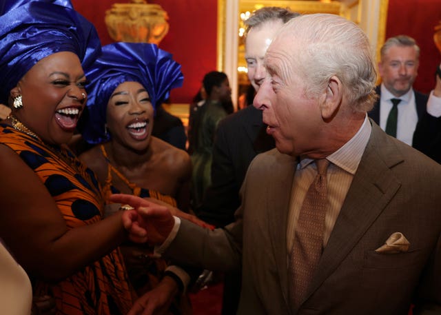 Nigerian royal reception