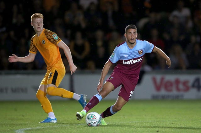 West Ham knocked out Newport on Tuesday