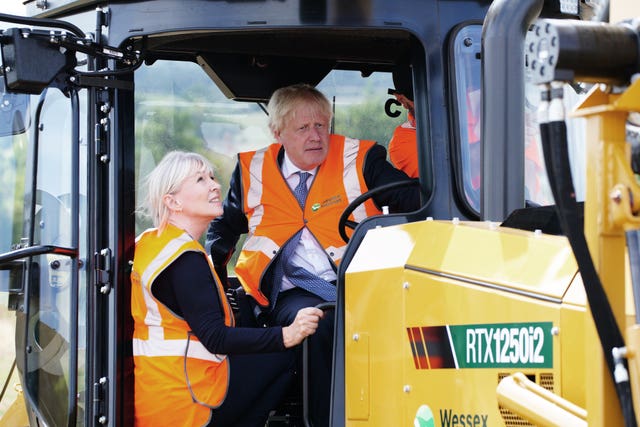 Boris Johnson and Nadine Dorries