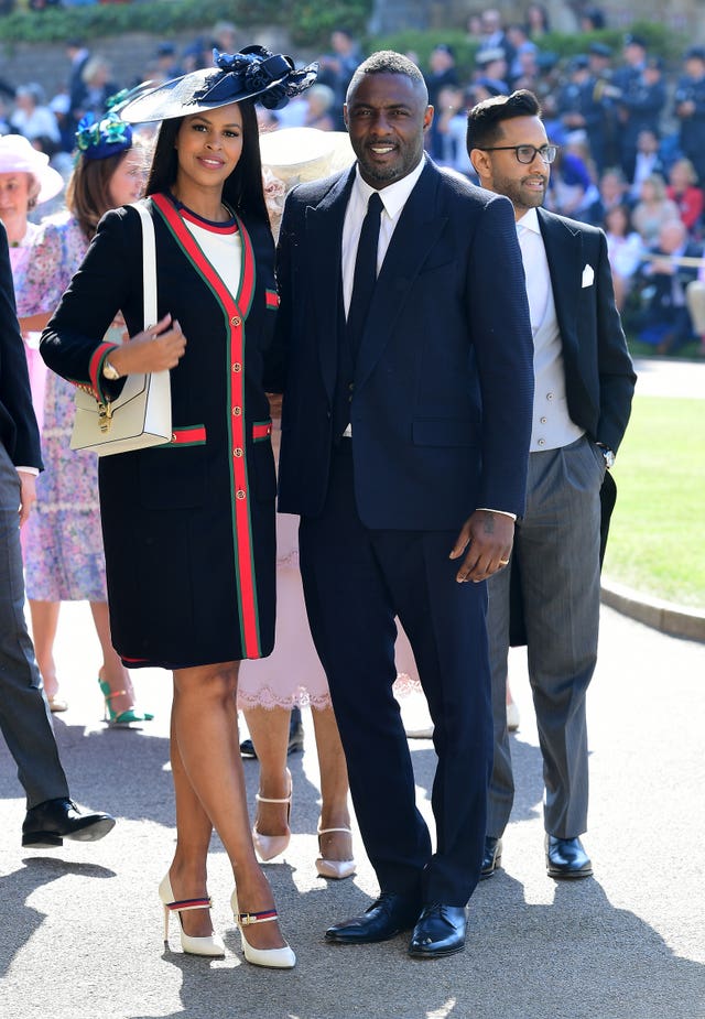 Idris Elba and Sabrina Dhowre (Ian West/PA)