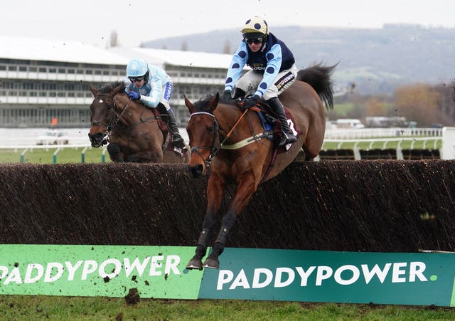 Edwardstone in action at Cheltenham