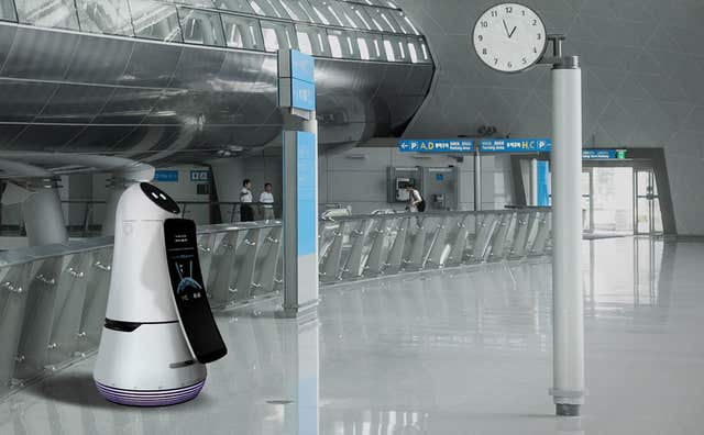 LG's Airport Guide Robot