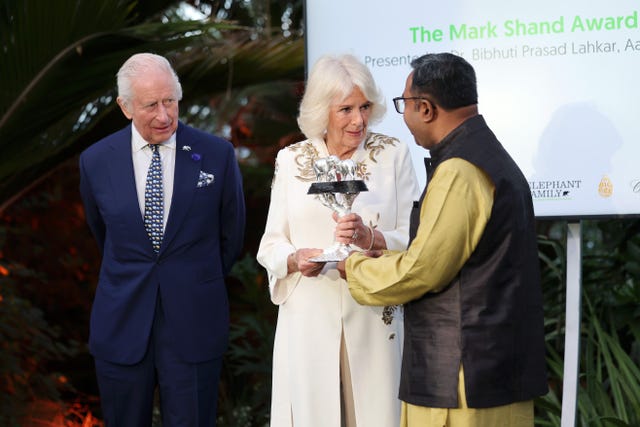 King Charles III and Queen Camilla attend the Wonders of the Wild