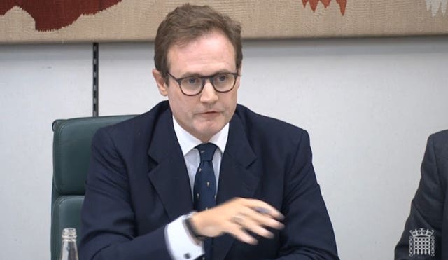 Foreign Affairs Committee chairman Tom Tugendhat