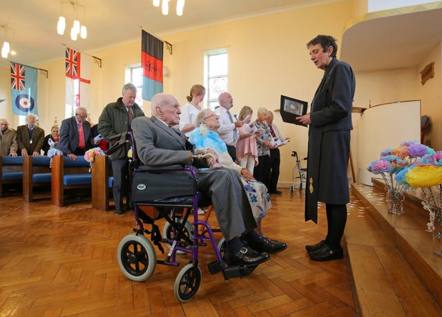 Blind Veterans blessing