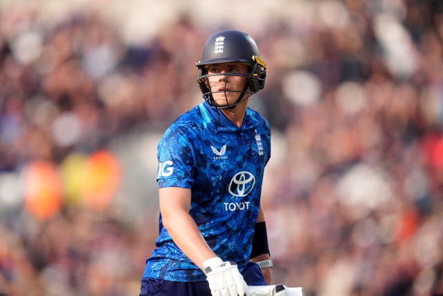 England's Jamie Smith in action against West Indies