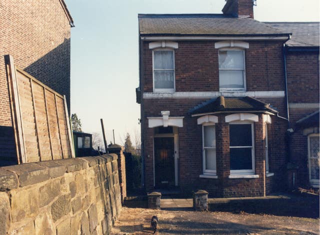 A property in Grosvenor Park, Tunbridge wells, where Caroline Pierce was killed